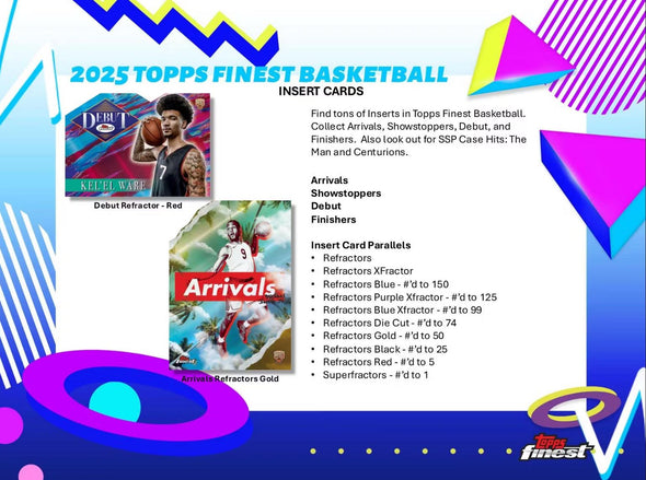 2024-25 Topps Finest Basketball Hobby Box