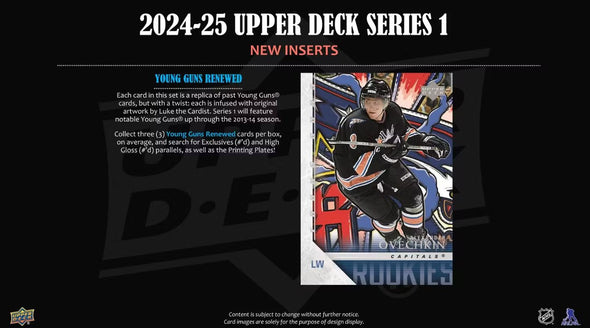 2024-25 Upper Deck Series 1 Hockey Hobby Box