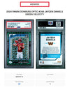 2024 Panini Donruss Optic Jayden Daniels Green Velocity #248 PSA 10