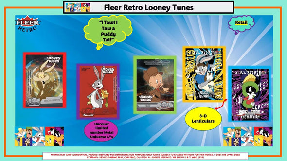 2024 Fleer Retro Looney Tunes Blaster Box