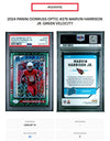 2024 Donruss Optic Marvin Harrison Jr. #276 Green Velocity PSA 10