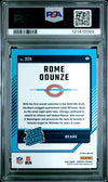 2024 Donruss Rome Odunze #309 Optic Preview Pink PSA 10