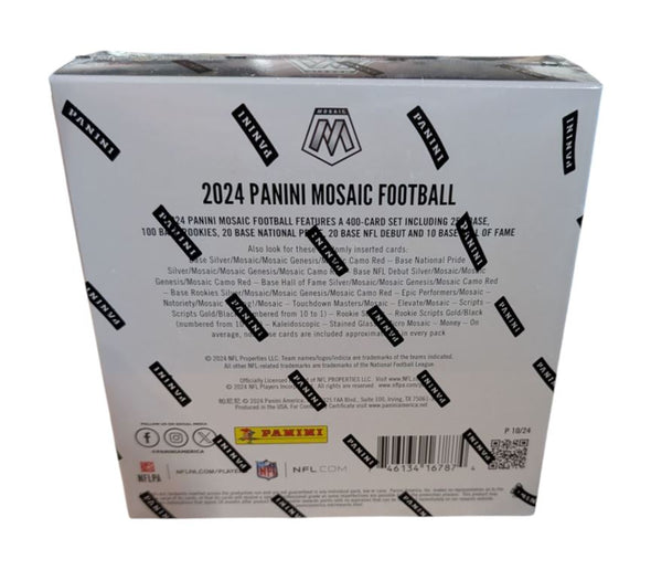 2024 Panini Mosaic Football Hobby Mega Box (Camo Red)