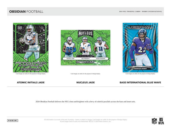 2024 Panini Obsidian Football International Hobby Box