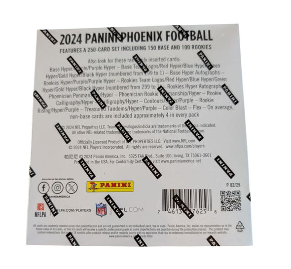 2024 Panini Phoenix Football Mega Box