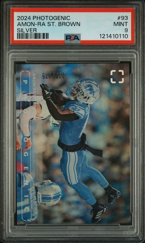 2024 Photogenic Amon-Ra St. Brown #93 Silver PSA 9