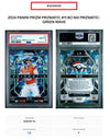 2024 Panini Prizm Bo Nix Prizmatic Green Wave #11 PSA 10