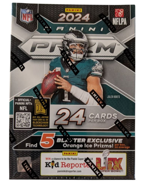 2024 Panini Prizm Football Hobby Blaster Box (Orange Ice Prizm's)