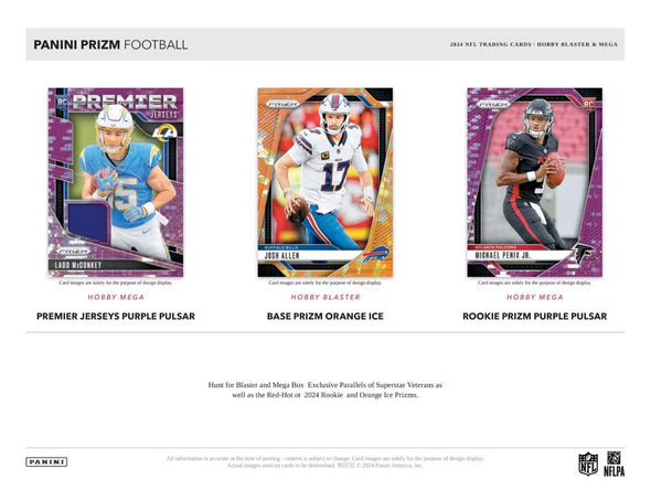 2024 Panini Prizm Football Hobby Blaster Box (Orange Ice Prizm's)