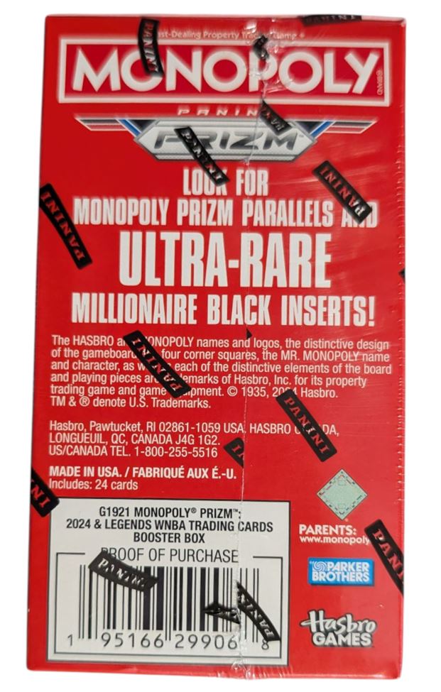 2024 Panini Prizm Monopoly WNBA Basketball Blaster Box JB's Sports Cards 2024 Panini Prizm Monopoly WNBA Basketball Blaster Box JB's Sports Cards