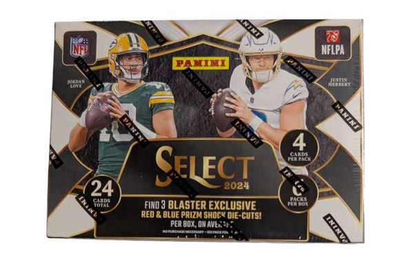 2024 Panini Select Football Blaster Box (Red & Blue Prizms)