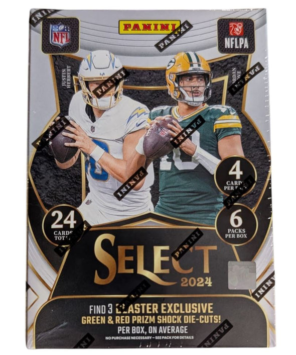2024 Panini Select Football Hobby Blaster Box (Green & Red Prizms)