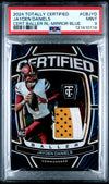 2024 Totally Certified Jayden Daniels #CBJYD Certified Baller Relic Mirror Blue PSA 9