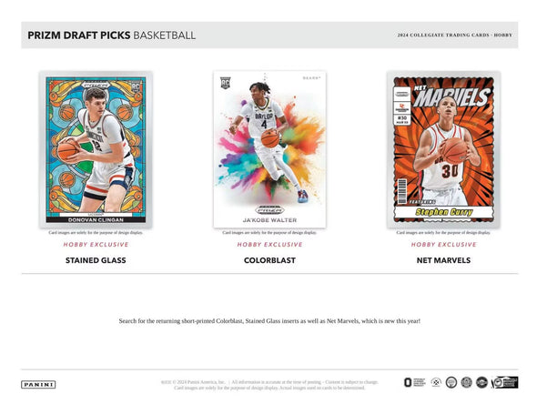 2024-25 Panini Prizm Draft Picks Collegiate Basketball Hobby Box