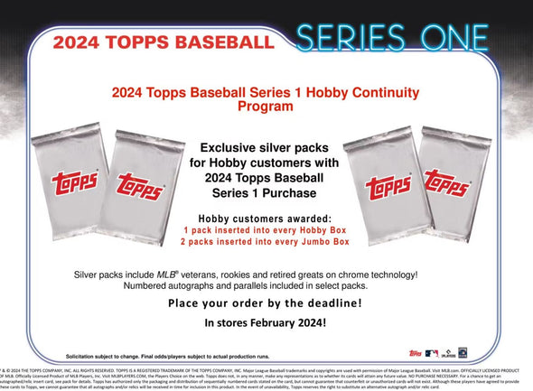 2024 Topps Baseball Series 1 Jumbo Box