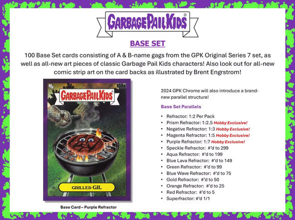 2022 Topps Chrome Garbage Pail Kids Series 7 Hobby Box