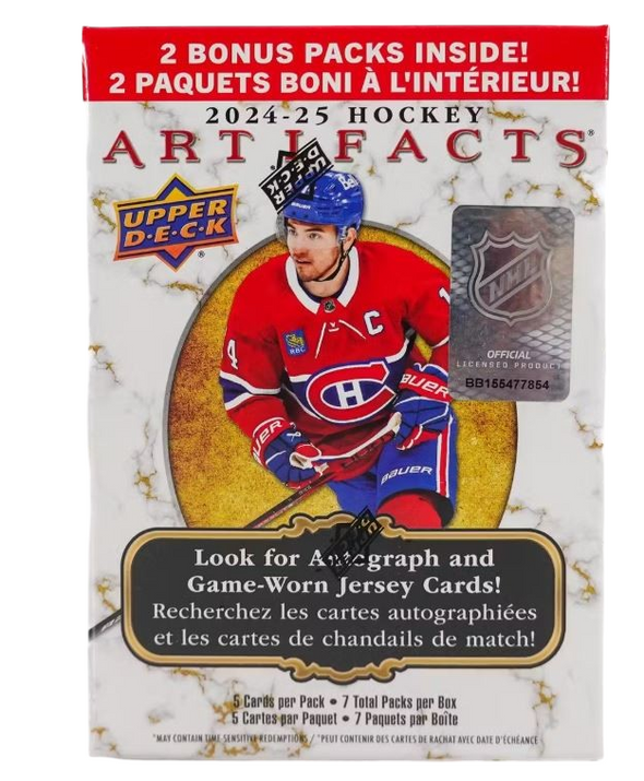 2024-25 Upper Deck Artifacts Hockey Blaster Box