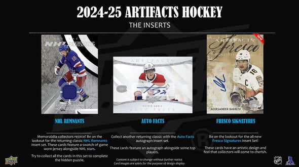 2024-25 Upper Deck Artifacts Hockey Blaster Box