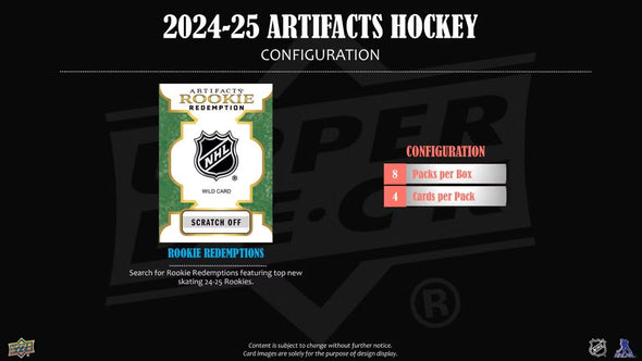 2024-25 Upper Deck Artifacts Hockey Blaster Box