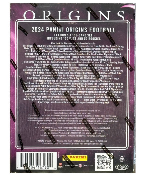 2024 Panini Origins Football Hobby Box