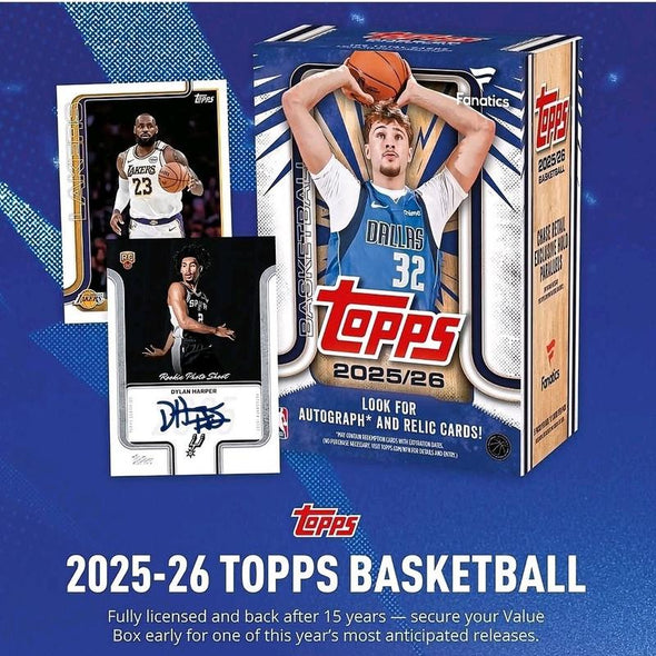 2025-26 Topps Basketball Fanatics Exclusive Value Box