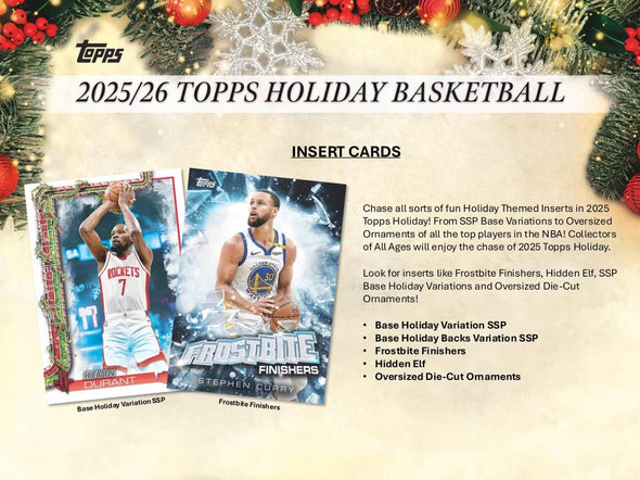 2025-26 Topps Basketball Holiday Mega Box