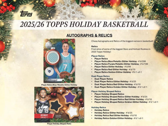 2025-26 Topps Basketball Holiday Mega Box