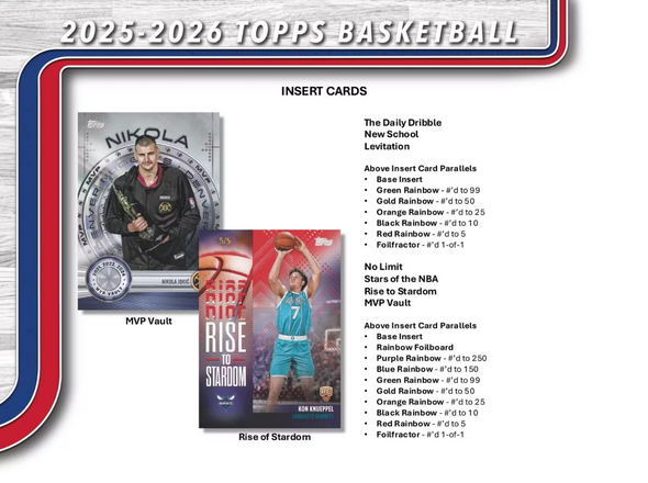 2025-26 Topps Basketball Hobby Box