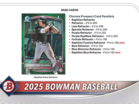 2025 Bowman Baseball Blaster Box