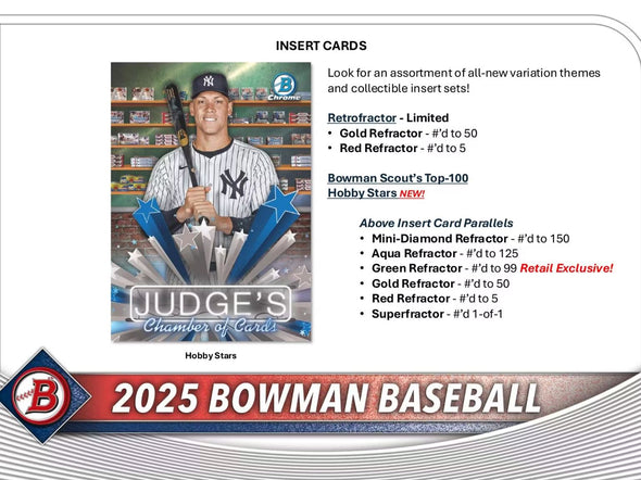 2025 Bowman Baseball Blaster Box