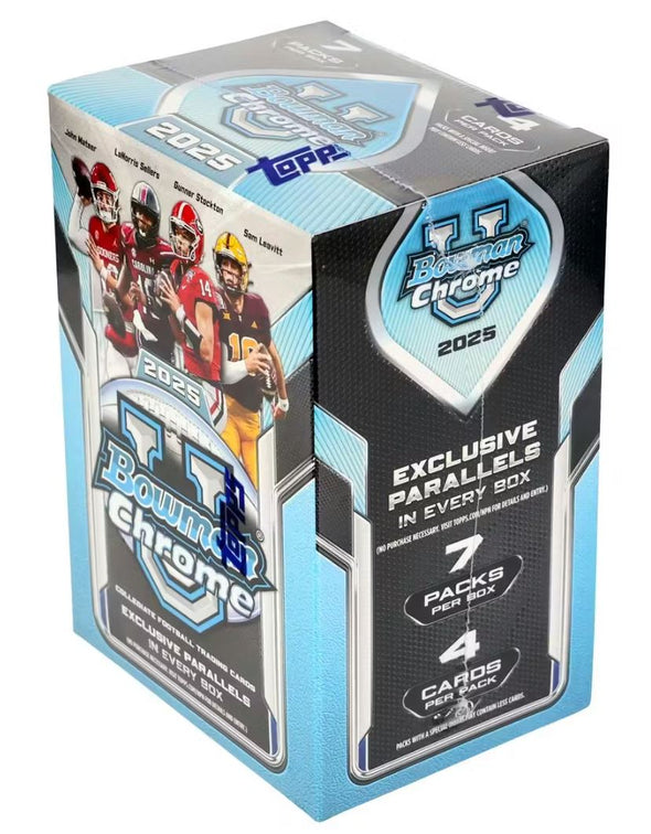 2025 Bowman Chrome U Football Value Box