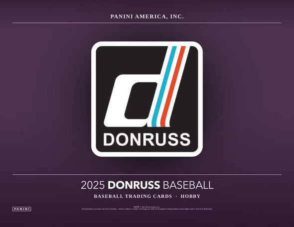 2025 Panini Donruss Baseball Hobby Box