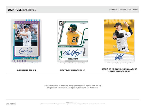 2025 Panini Donruss Baseball Hobby Box