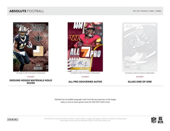 2025 Panini Absolute Football Hobby Box