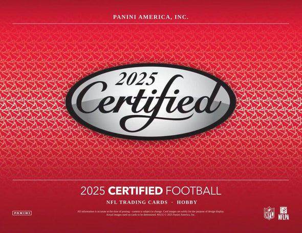 2025 Panini Certified Football Hobby Box