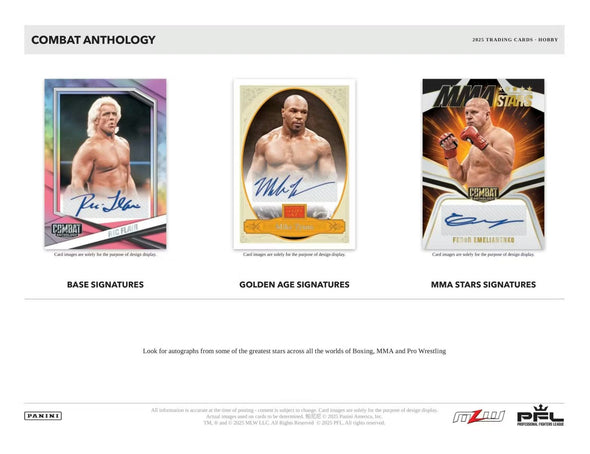 2025 Panini Combat Anthology Hobby Box
