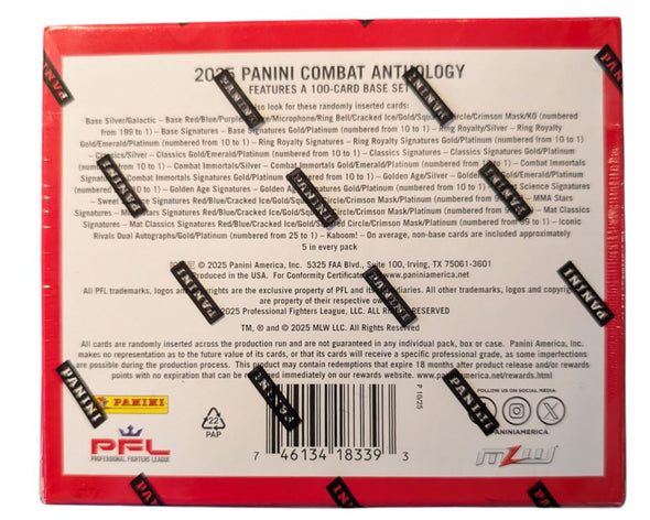 2025 Panini Combat Anthology Hobby Box