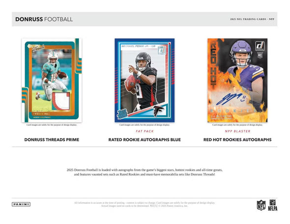 2025 Panini Donruss Football Blaster Box