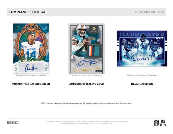 2025 Panini Luminance Football Hobby Box
