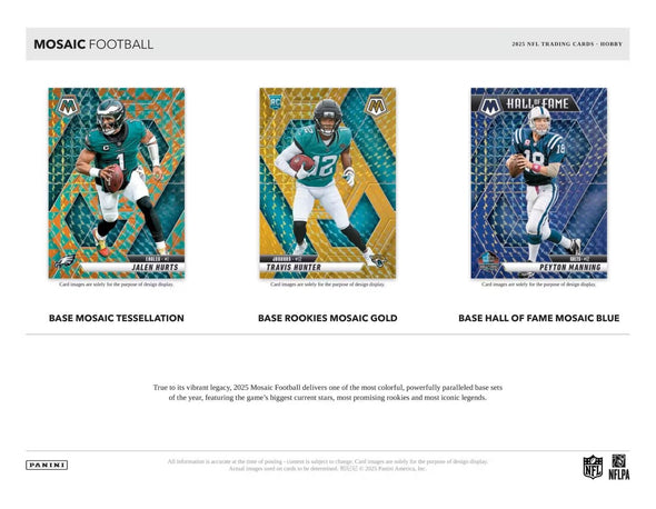 2025 Panini Mosaic Football Hobby Box