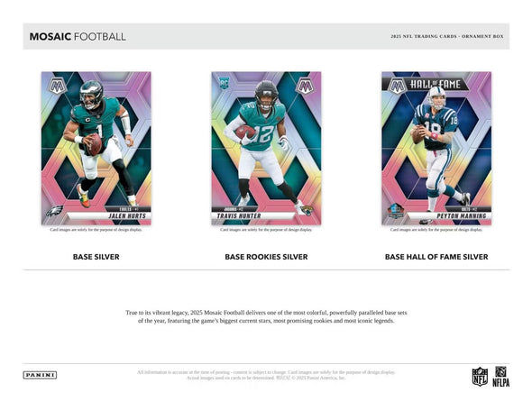 2025 Panini Mosaic Football Ornament Box