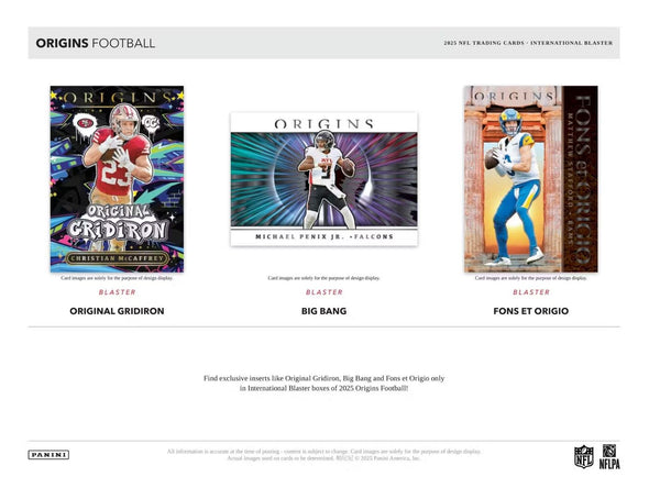2025 Panini Origins Football International Blaster Box