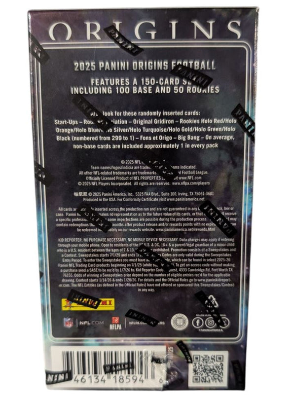 2025 Panini Origins Football International Blaster Box