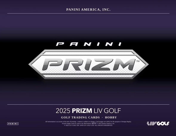 2025 Panini Prizm LIV Golf Hobby Box