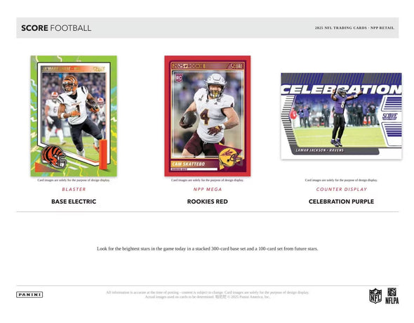 2025 Panini Score Football Retail Box