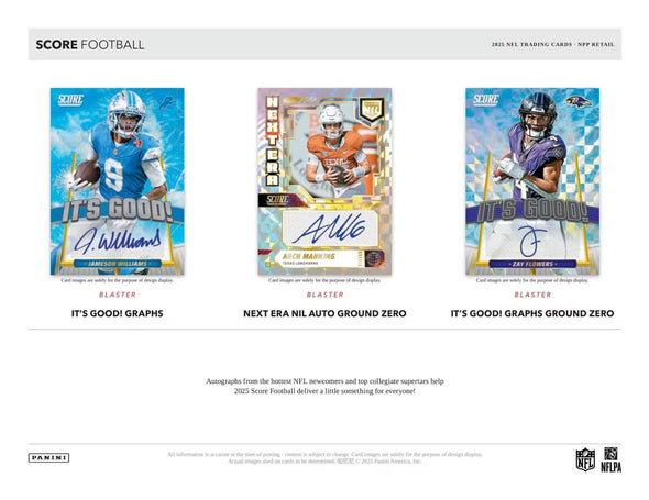 2025 Panini Score Football Retail Box