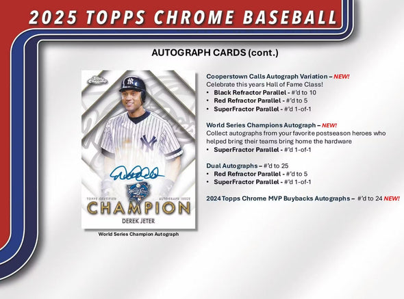 2025 Topps Chrome Baseball Mega Box