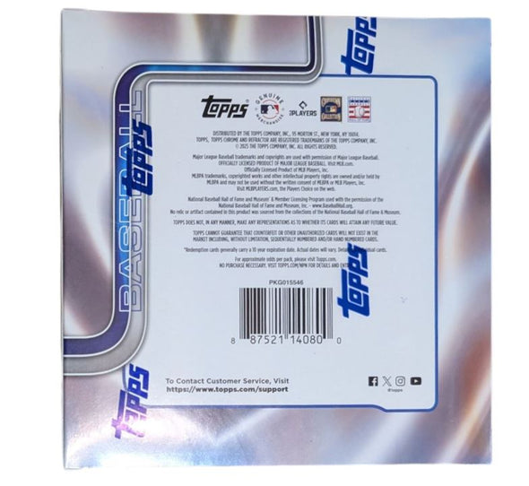 2025 Topps Chrome Baseball Mega Box