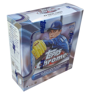 2025 Topps Chrome Baseball Mega Box