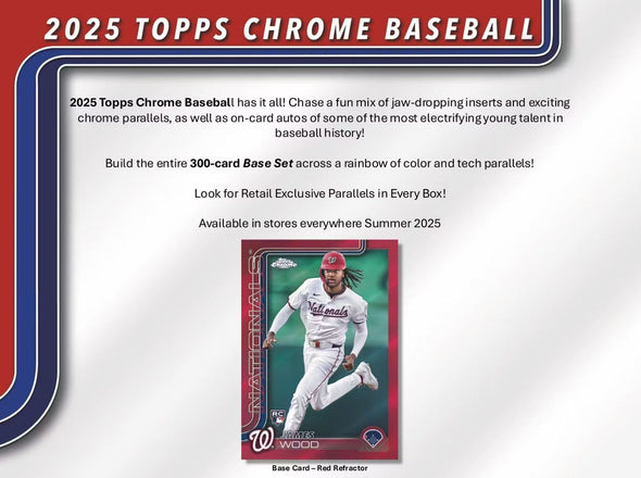 2025 Topps Chrome Baseball Mega Box